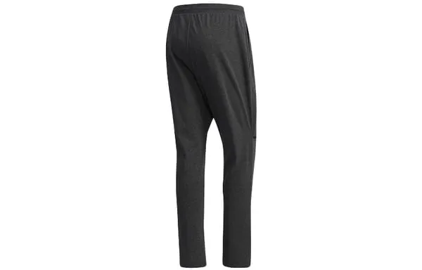 adidas Casual Running Sports Knit Long Pants Gray