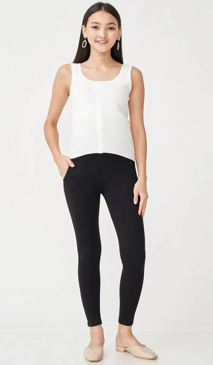 ALEXIS MATERNITY JEGGINGS BLACK