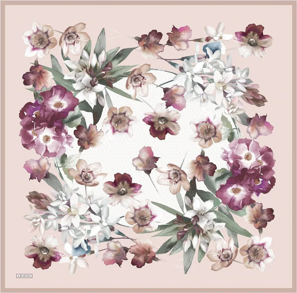 Armine Anna Dolce Floral Silk Scarf No 31