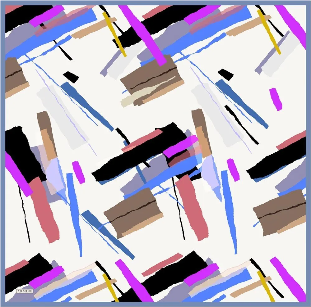 Armine Confetti Chic Silk Scarf No 1