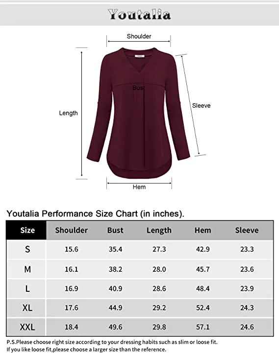 Beige Orange Womens 3/4 Cuffed Sleeve Chiffon Printed V Neck Casual Blouse Shirt Tops - Youtalia