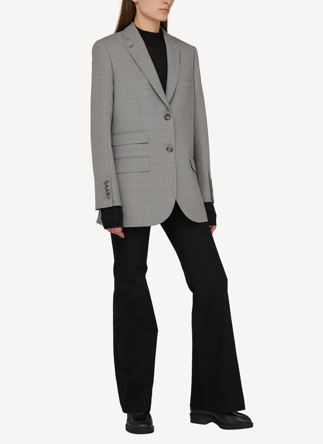 Burberry - Blazer - Light Grey - Femme