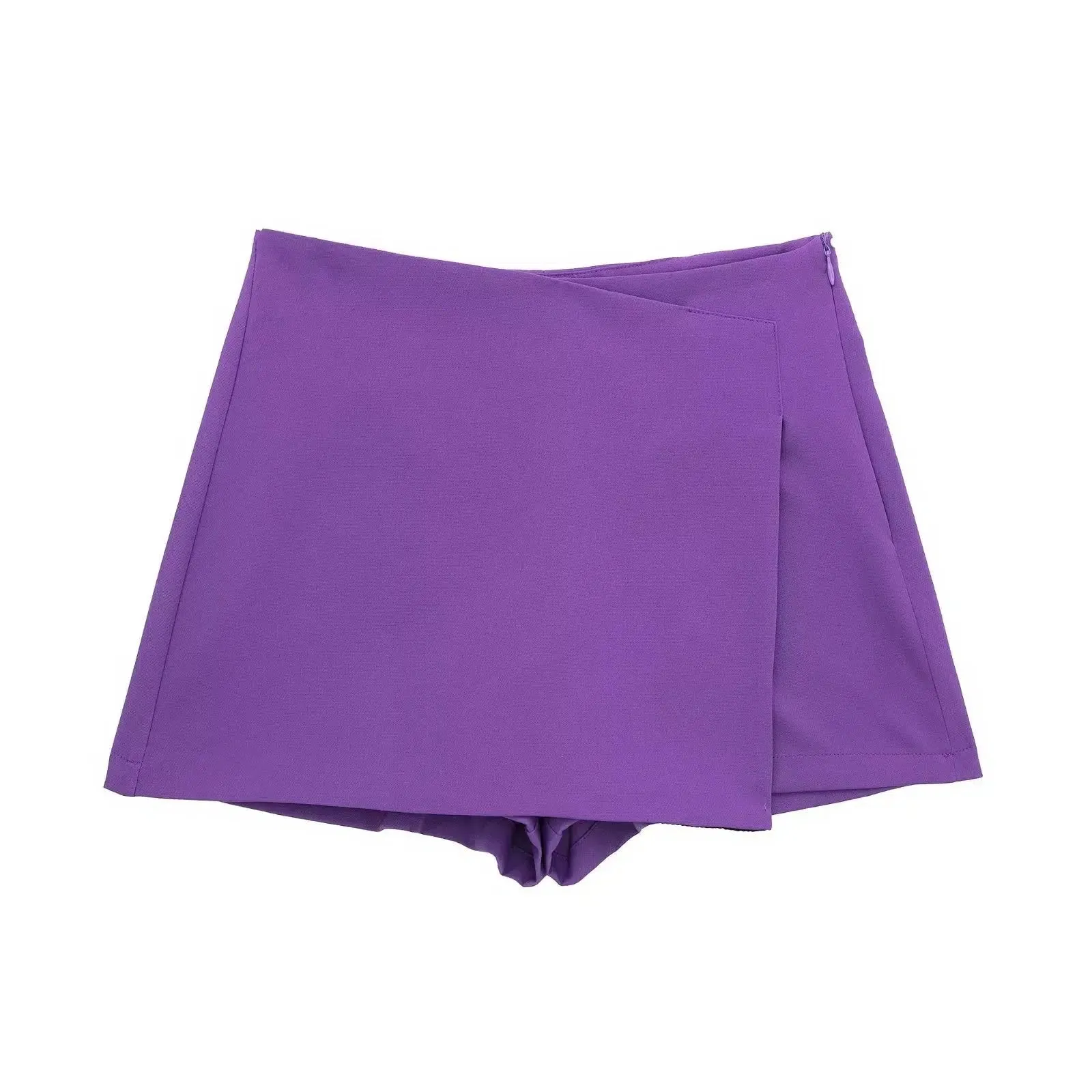 Casual Wrap Front Skorts