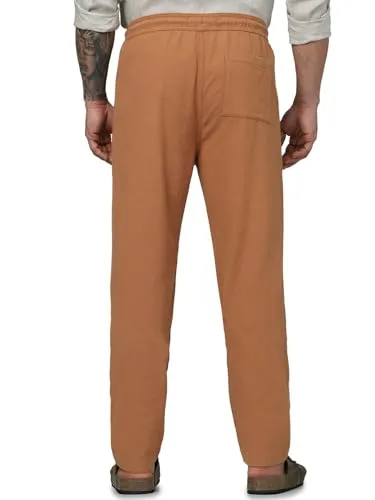 Celio Men Red Solid Loose Fit Cotton Fashion Jog Trousers (8905550138833, Red, 33)