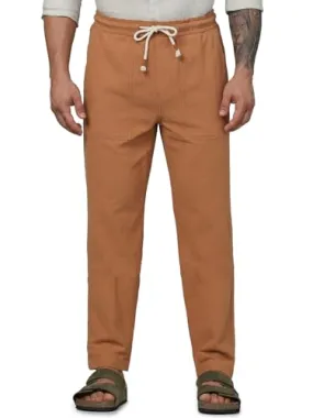 Celio Men Red Solid Loose Fit Cotton Fashion Jog Trousers (8905550138833, Red, 33)