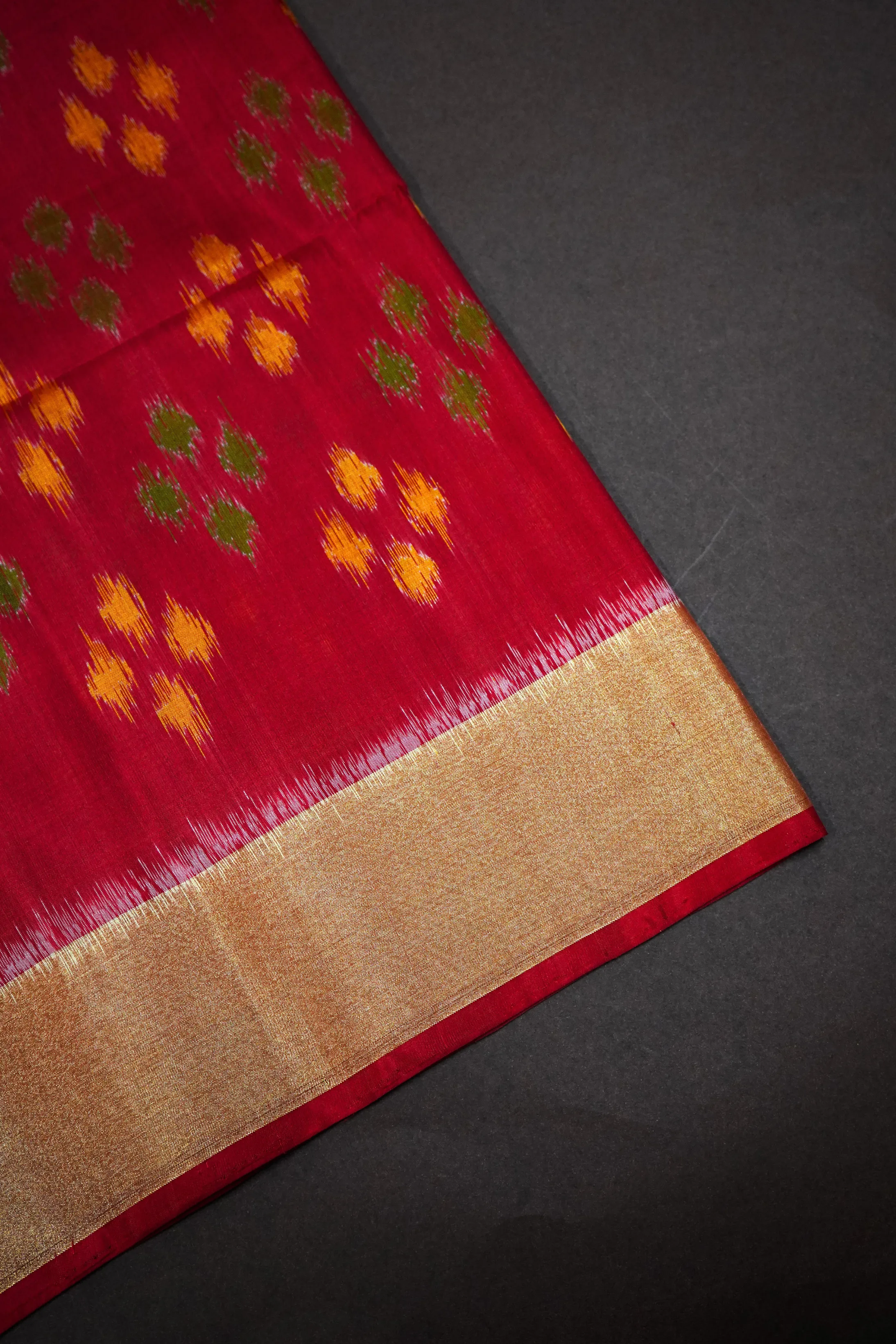 COBALT BLUE AND WINE SOFT SILK SAREE