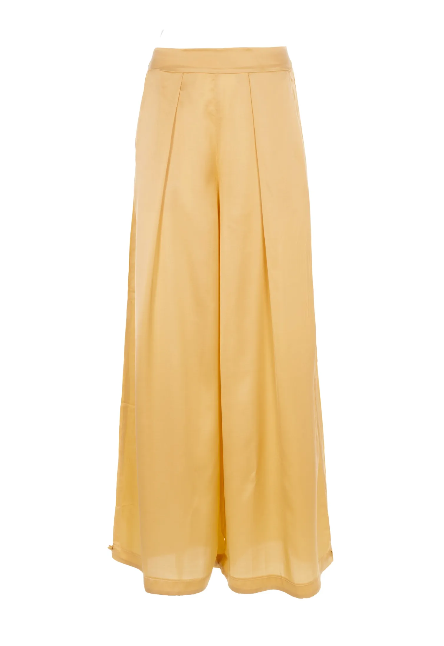 ecovero wide pants - vanilla