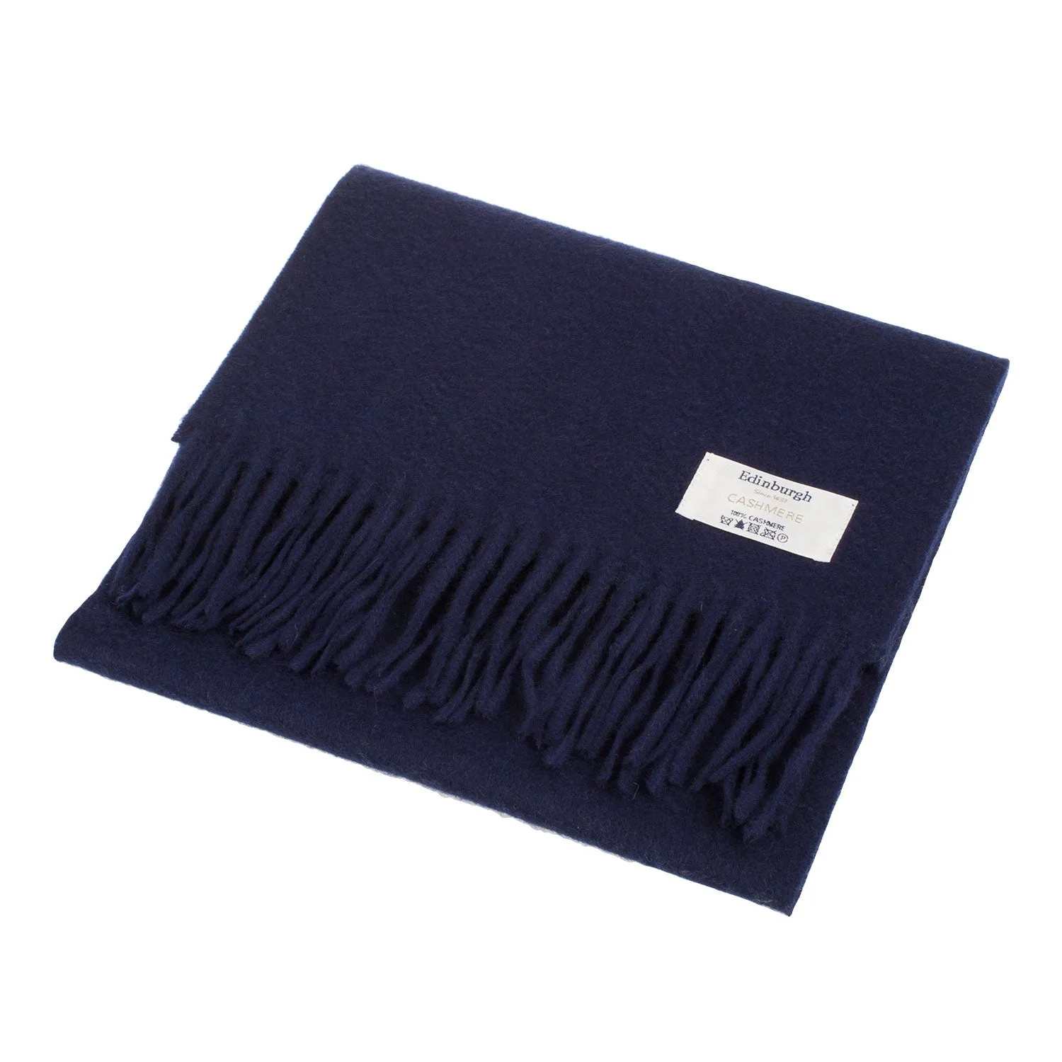Edinburgh Cashmere Scarf  Navy