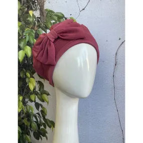 Embellished Hat - Size #2 Rose Bow