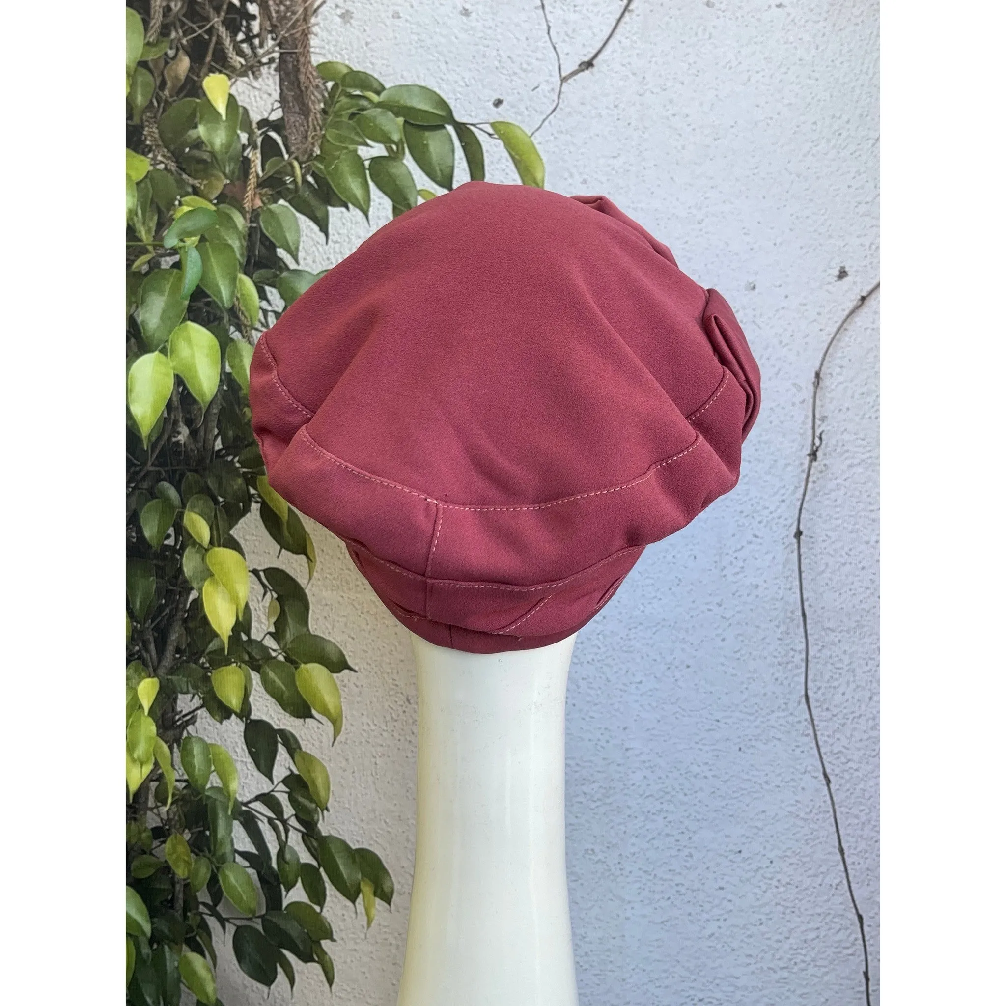 Embellished Hat - Size #2 Rose Bow