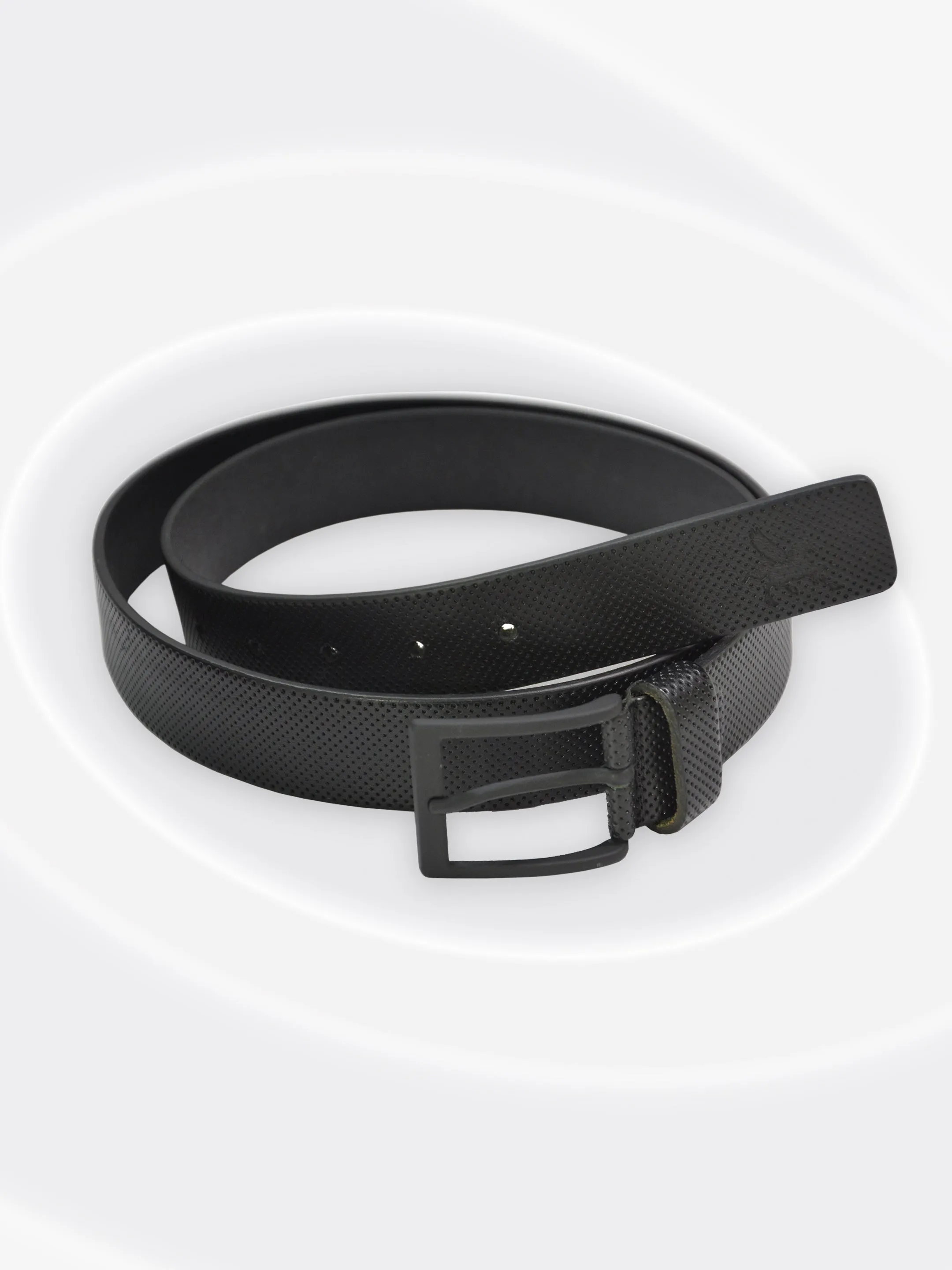 Flat Dotted Leather Belt