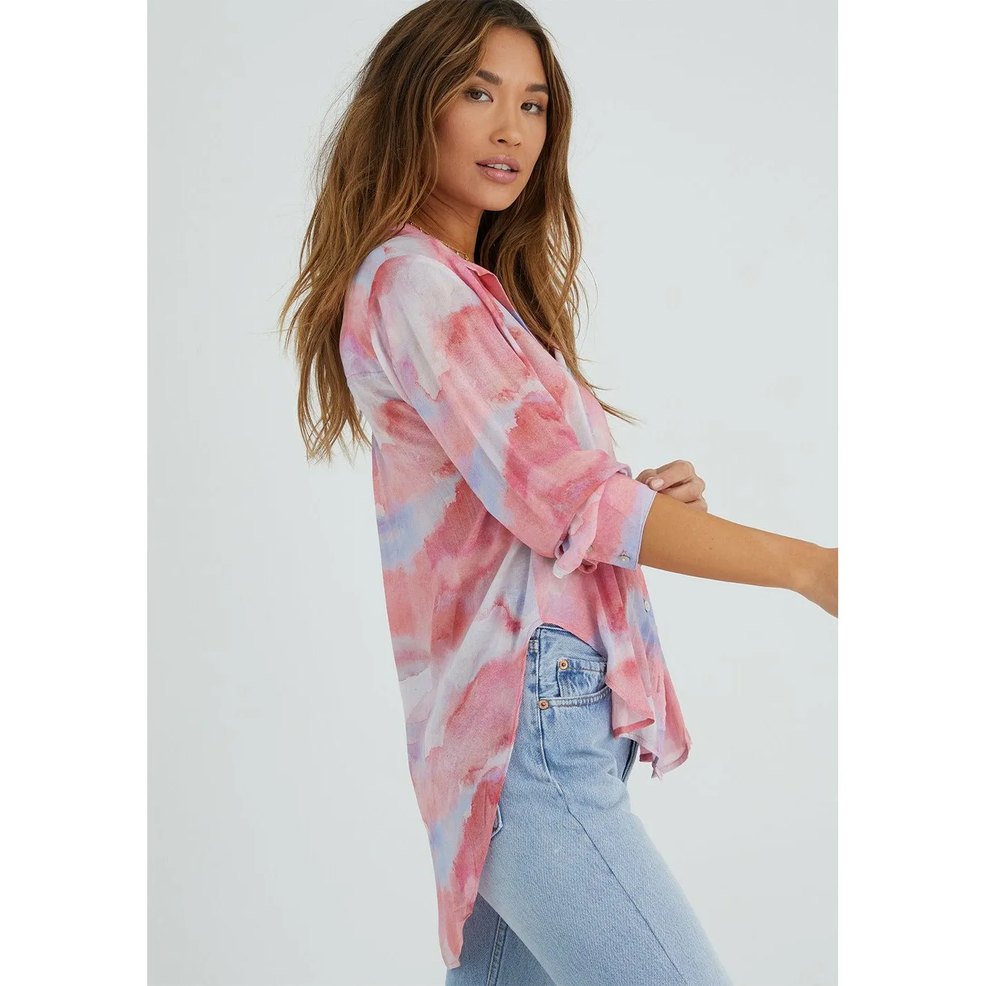 Flowy Button Down