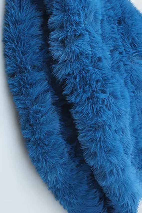 Fluffy Faux Rabbit Fur Hat