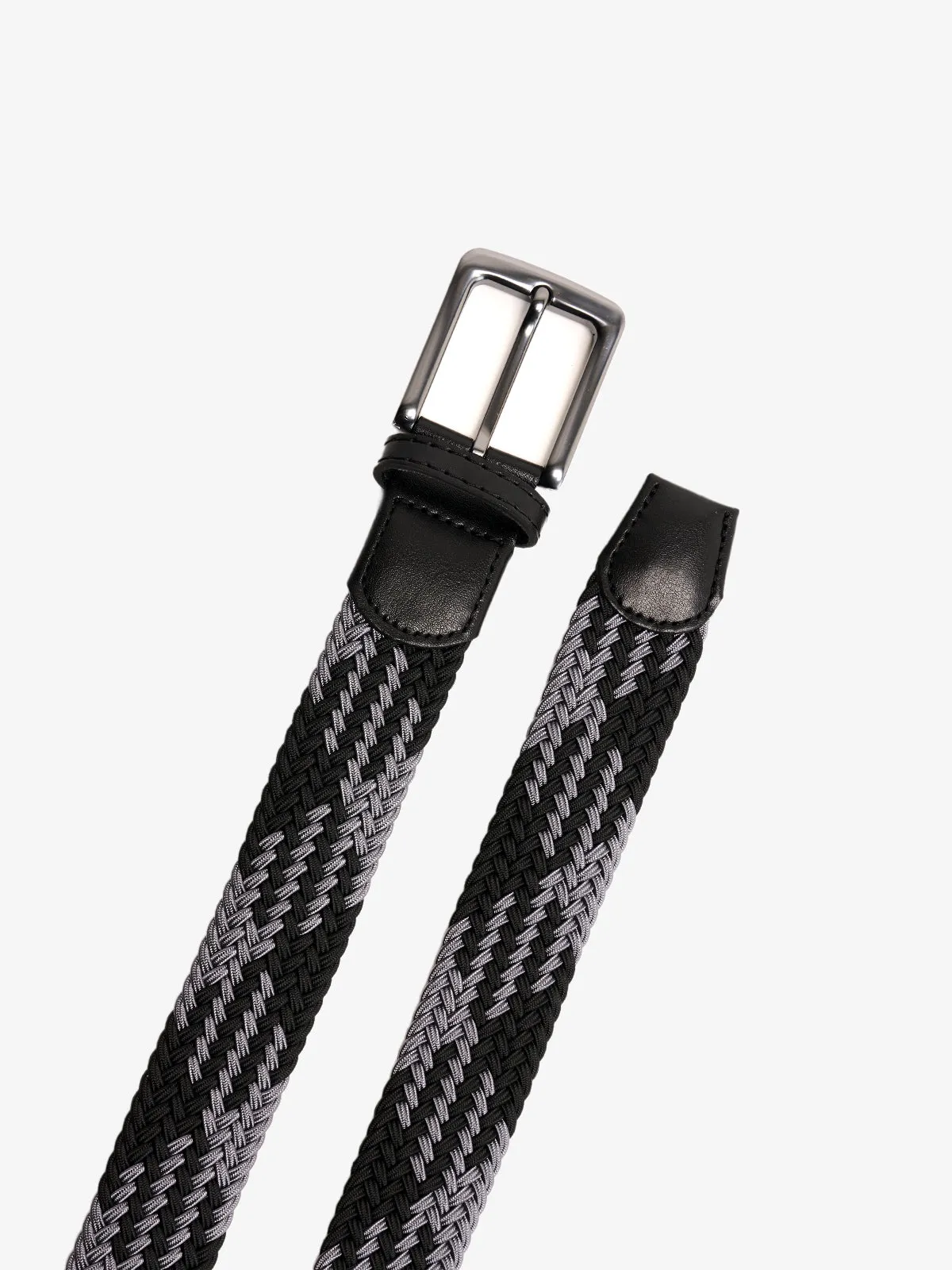Handwoven Two-Tone Stretch Belt