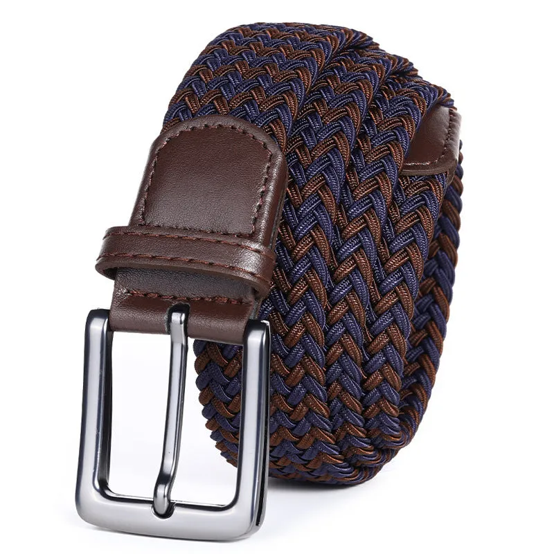 Handwoven Two-Tone Stretch Belt