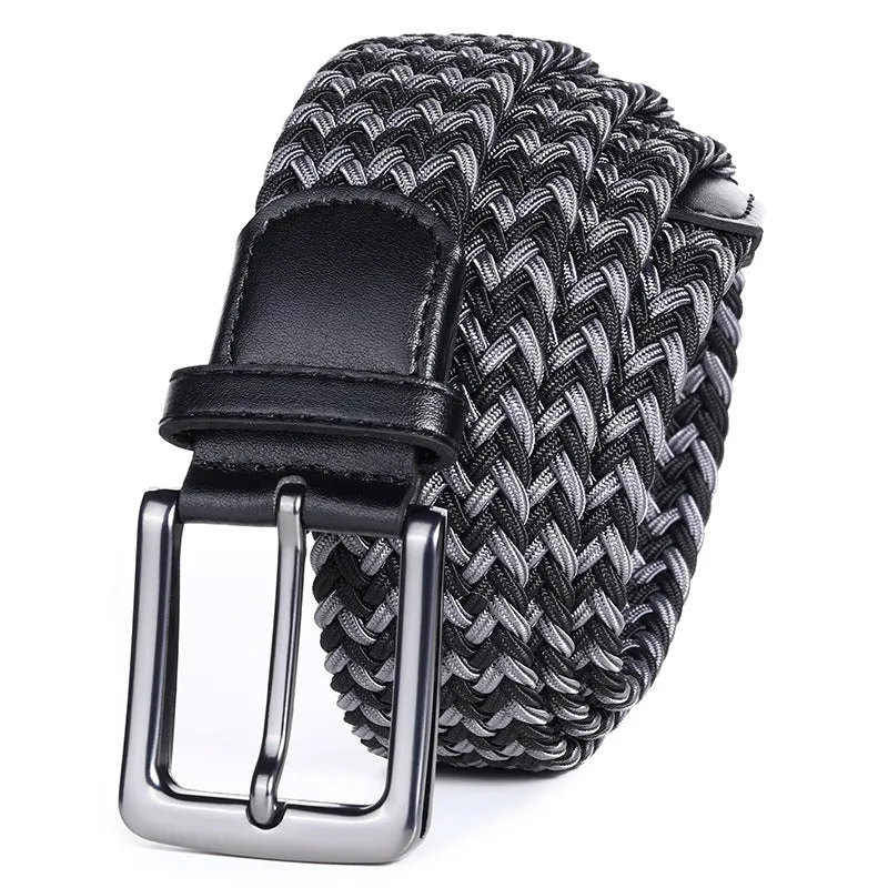 Handwoven Two-Tone Stretch Belt