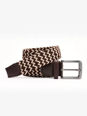 Handwoven Two-Tone Stretch Belt