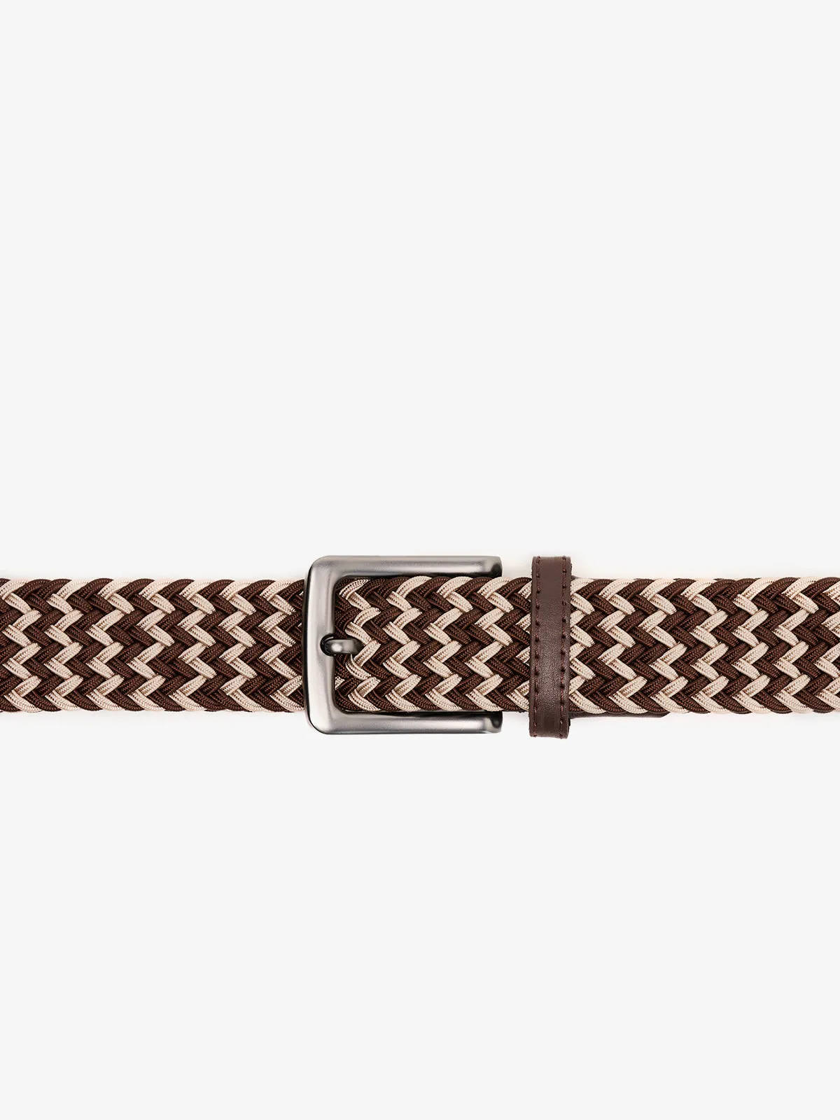 Handwoven Two-Tone Stretch Belt