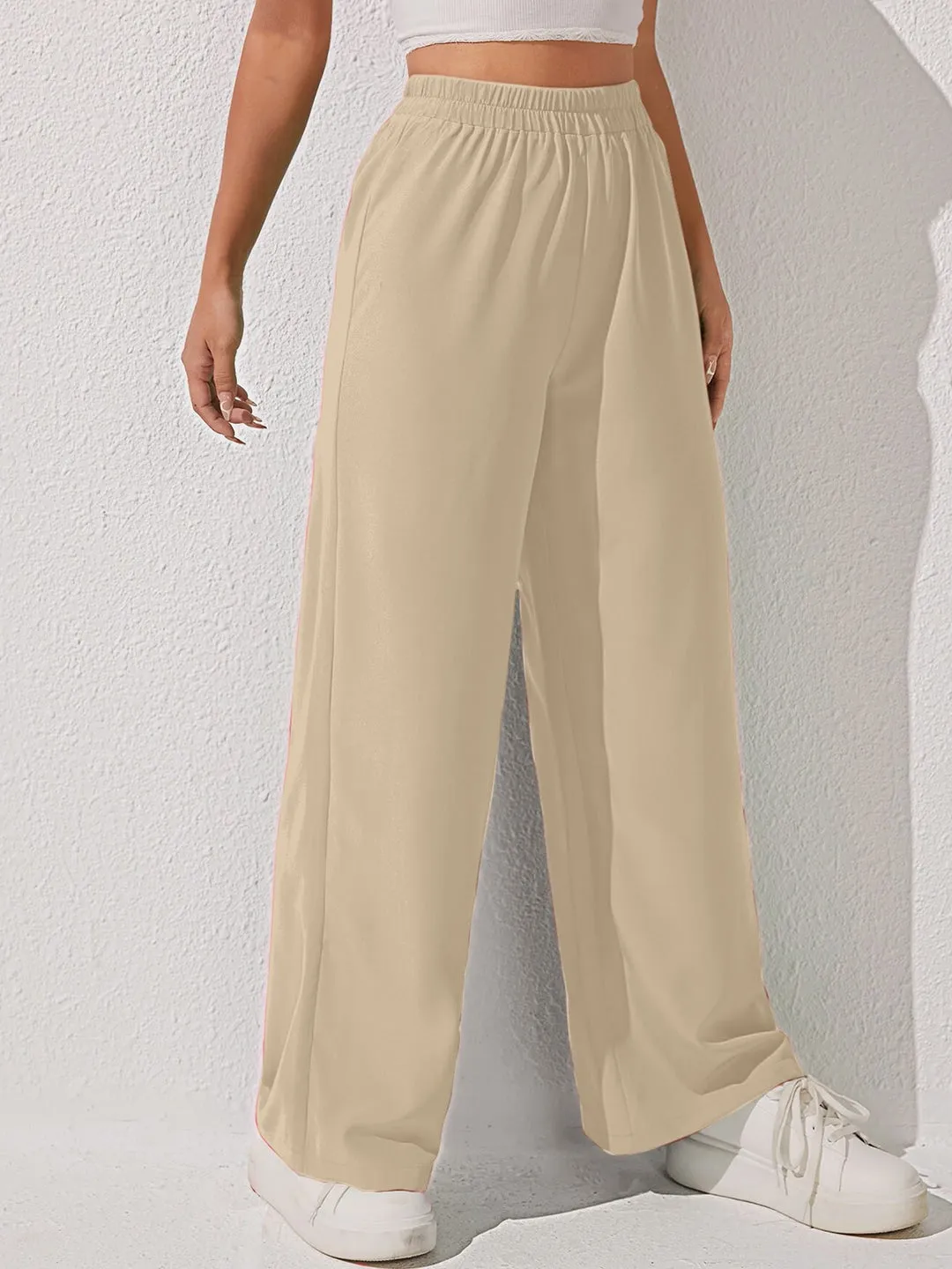 HighRise Knit Casual Trousers