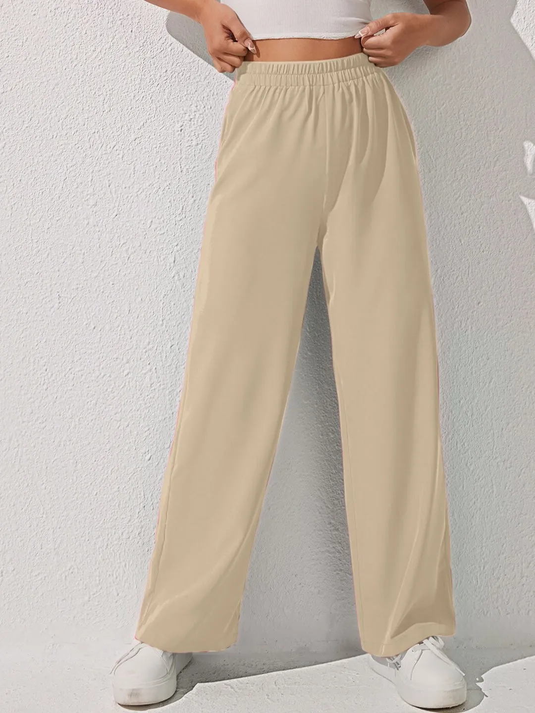 HighRise Knit Casual Trousers