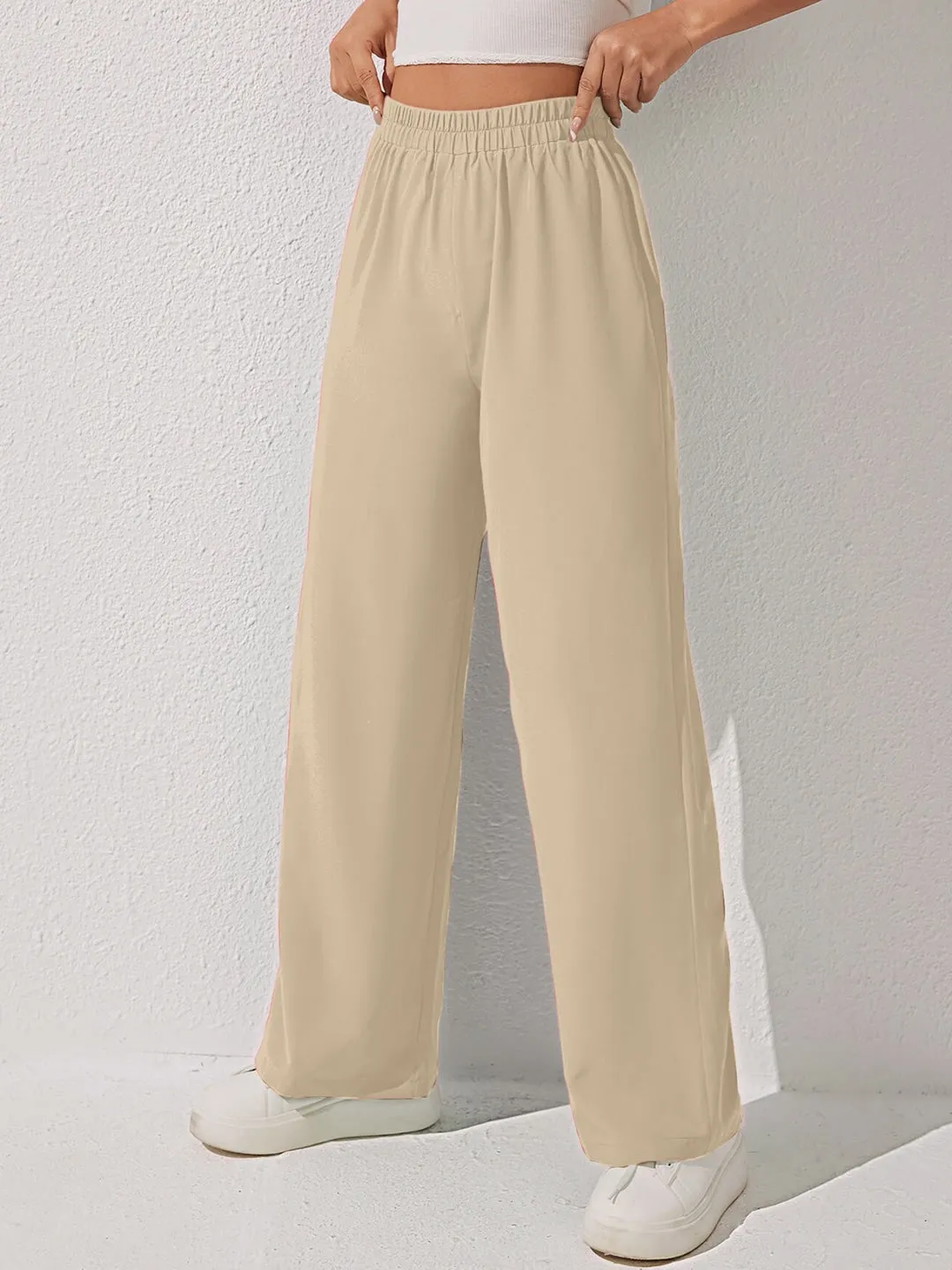 HighRise Knit Casual Trousers