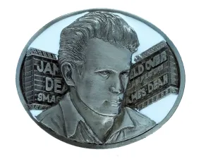 James Dean Marquee White Belt Buckle