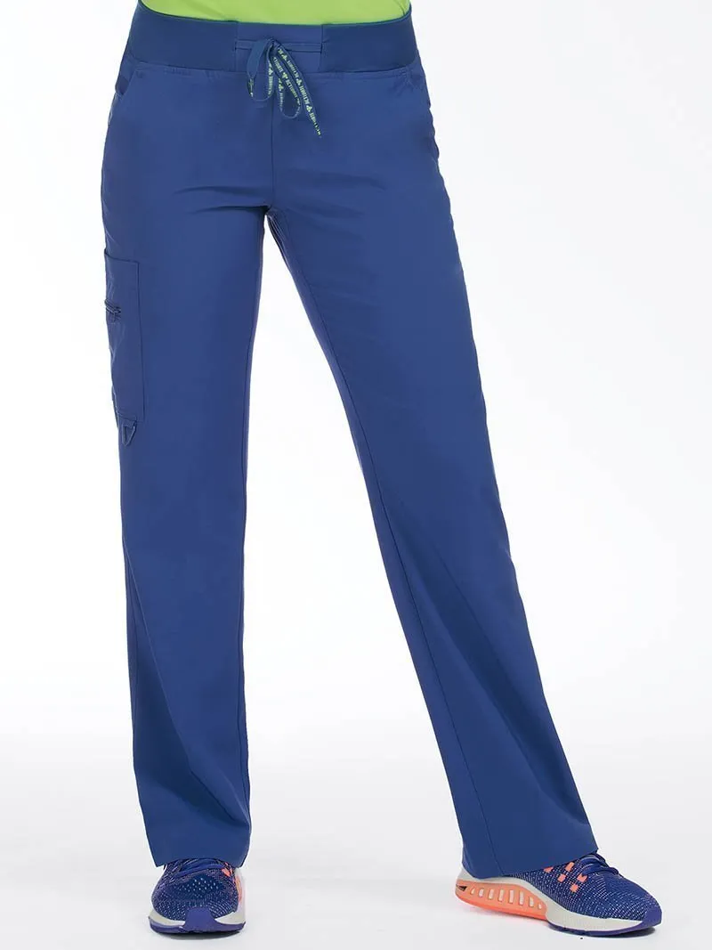 Med Couture 8747 ACTIVATE YOGA 1 CARGO POCKET PANT-GALAXY