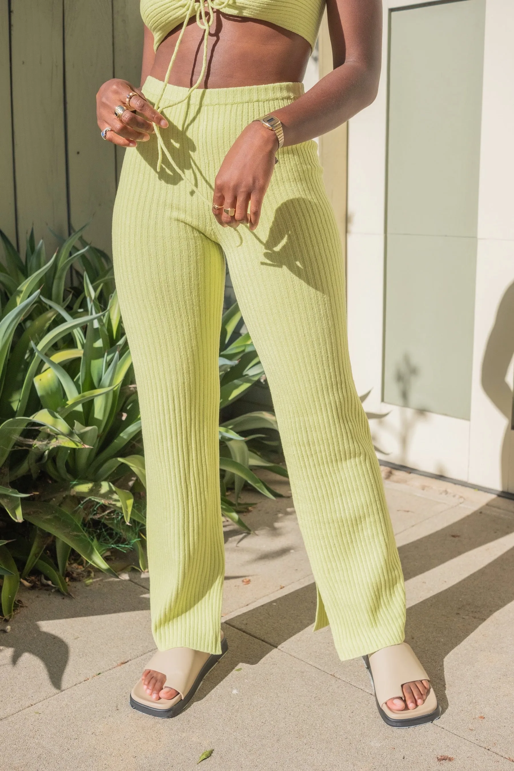 Melon Knit String Trousers