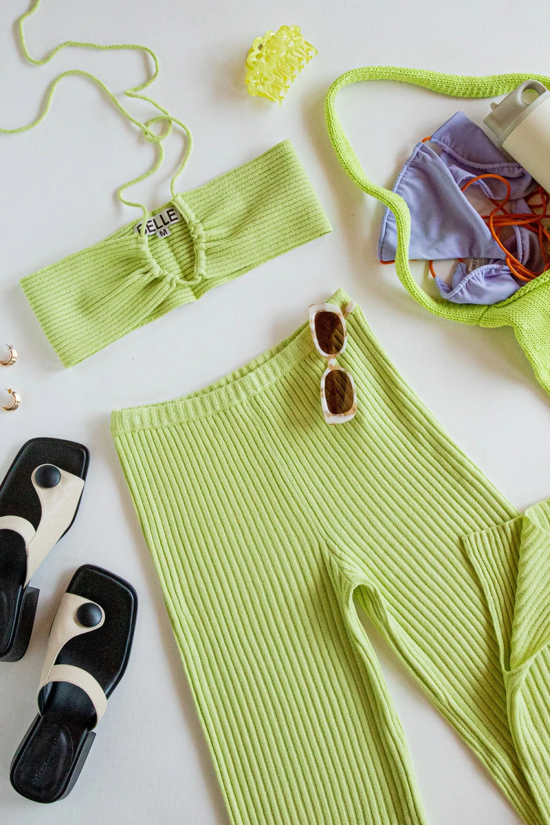 Melon Knit String Trousers