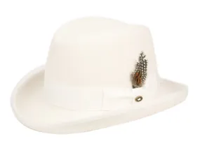 Men Homburg Hat MSD-31Ivory