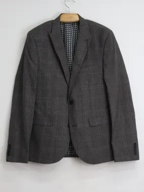 Men's Textured Blazer,Olive