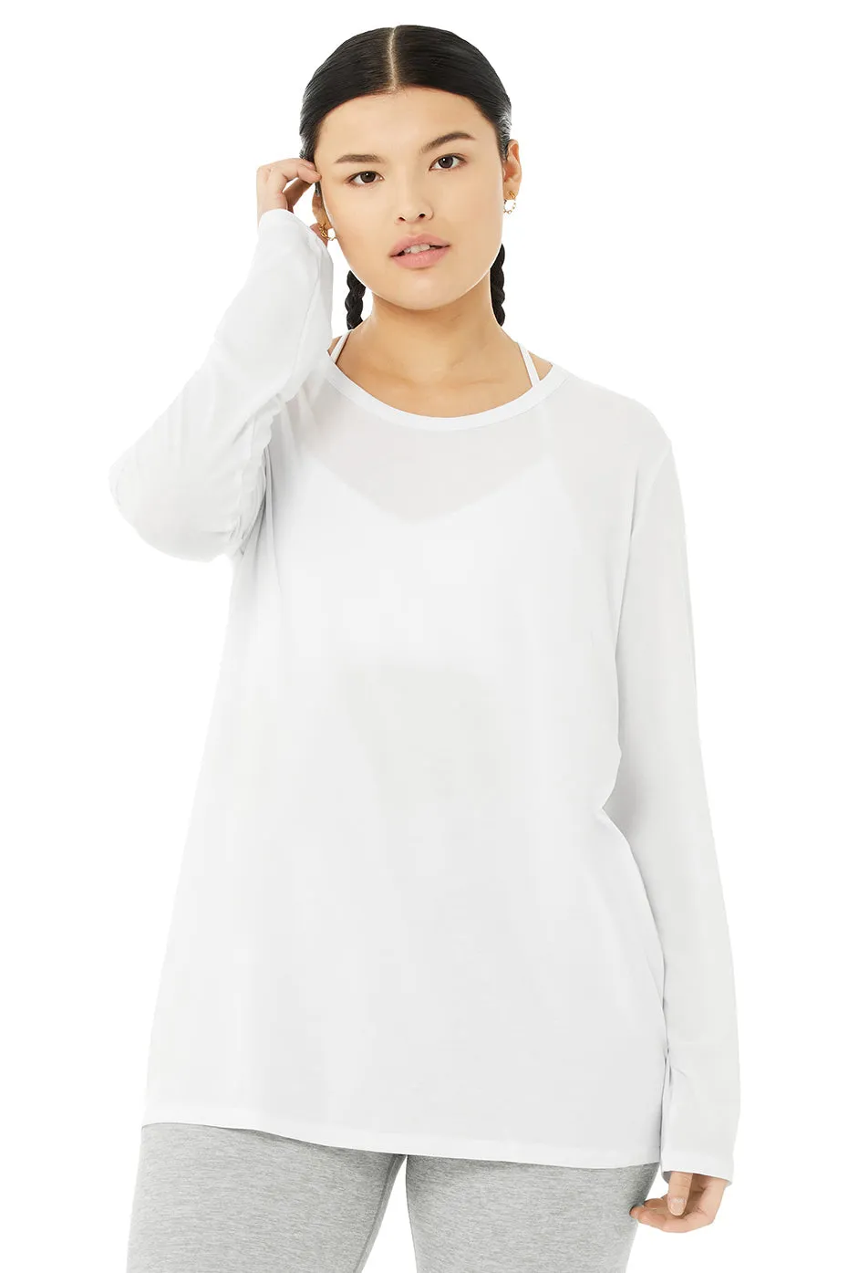 Motion Long Sleeve - White