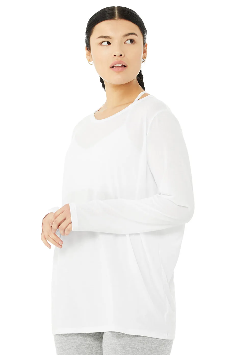 Motion Long Sleeve - White
