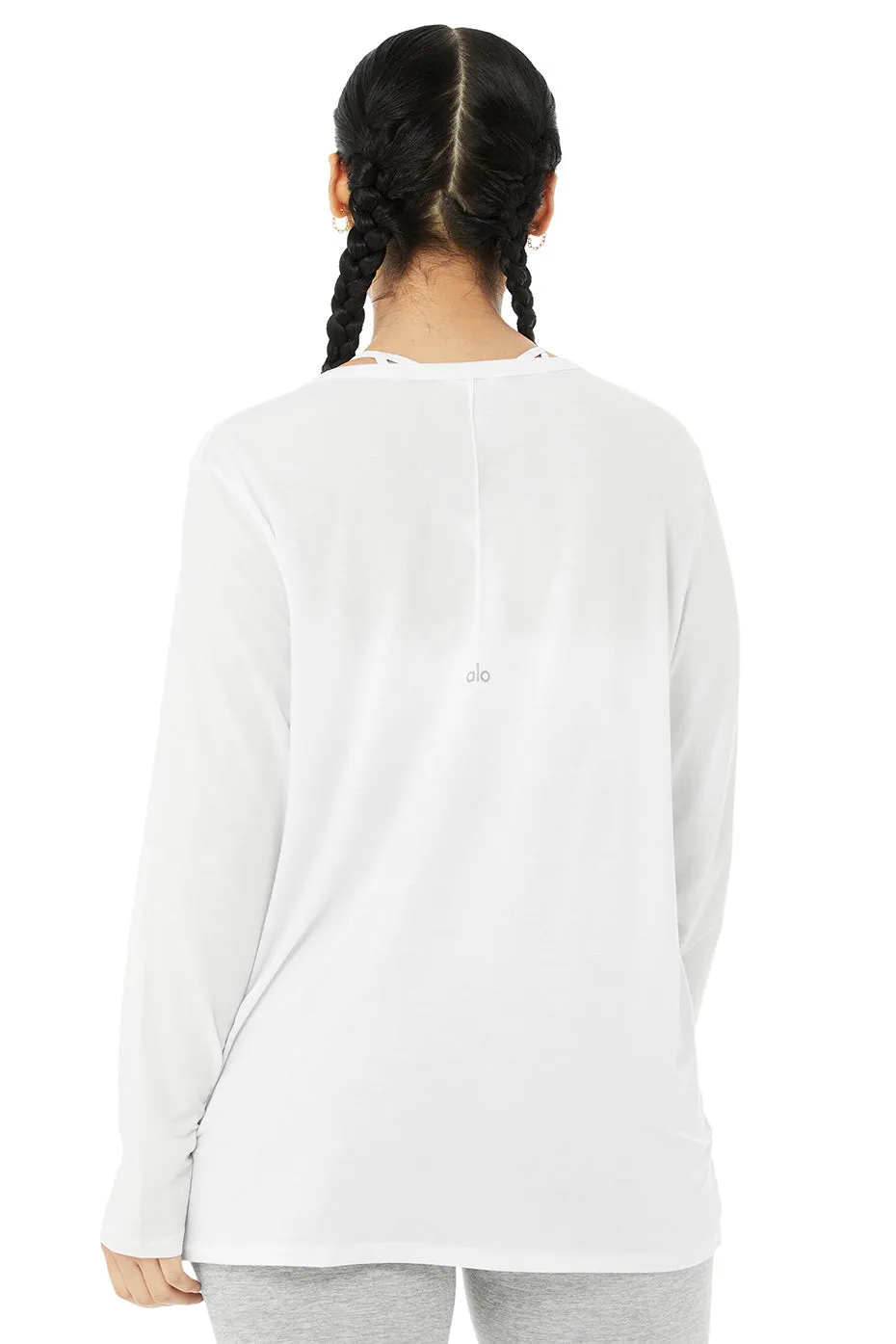 Motion Long Sleeve - White