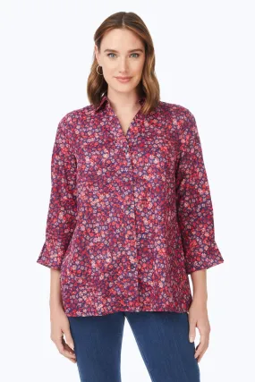 Piper No Iron Beach Blossoms Shirt