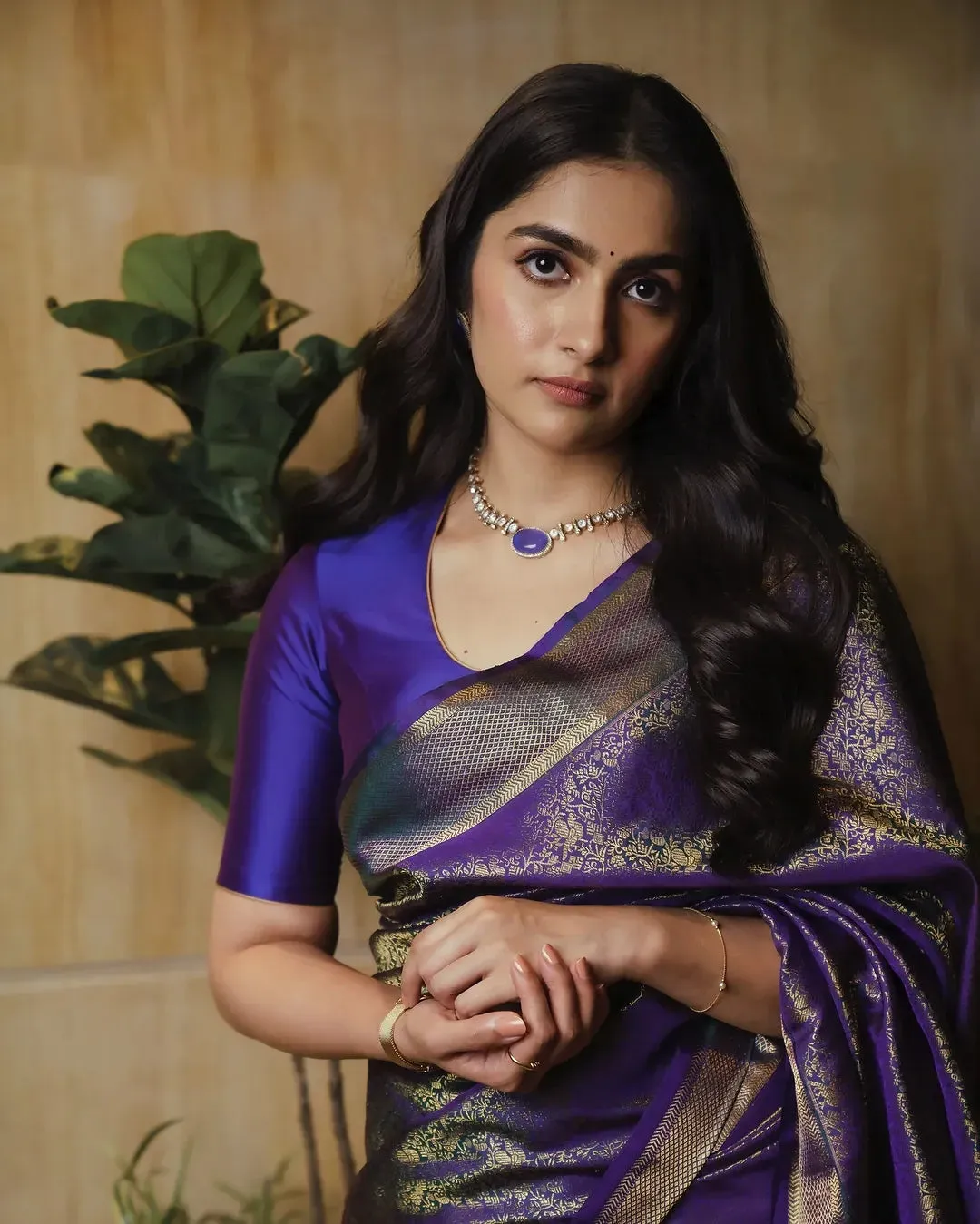 Propinquity Royal Blue Soft Silk Saree With Surreptitious Blouse Piece