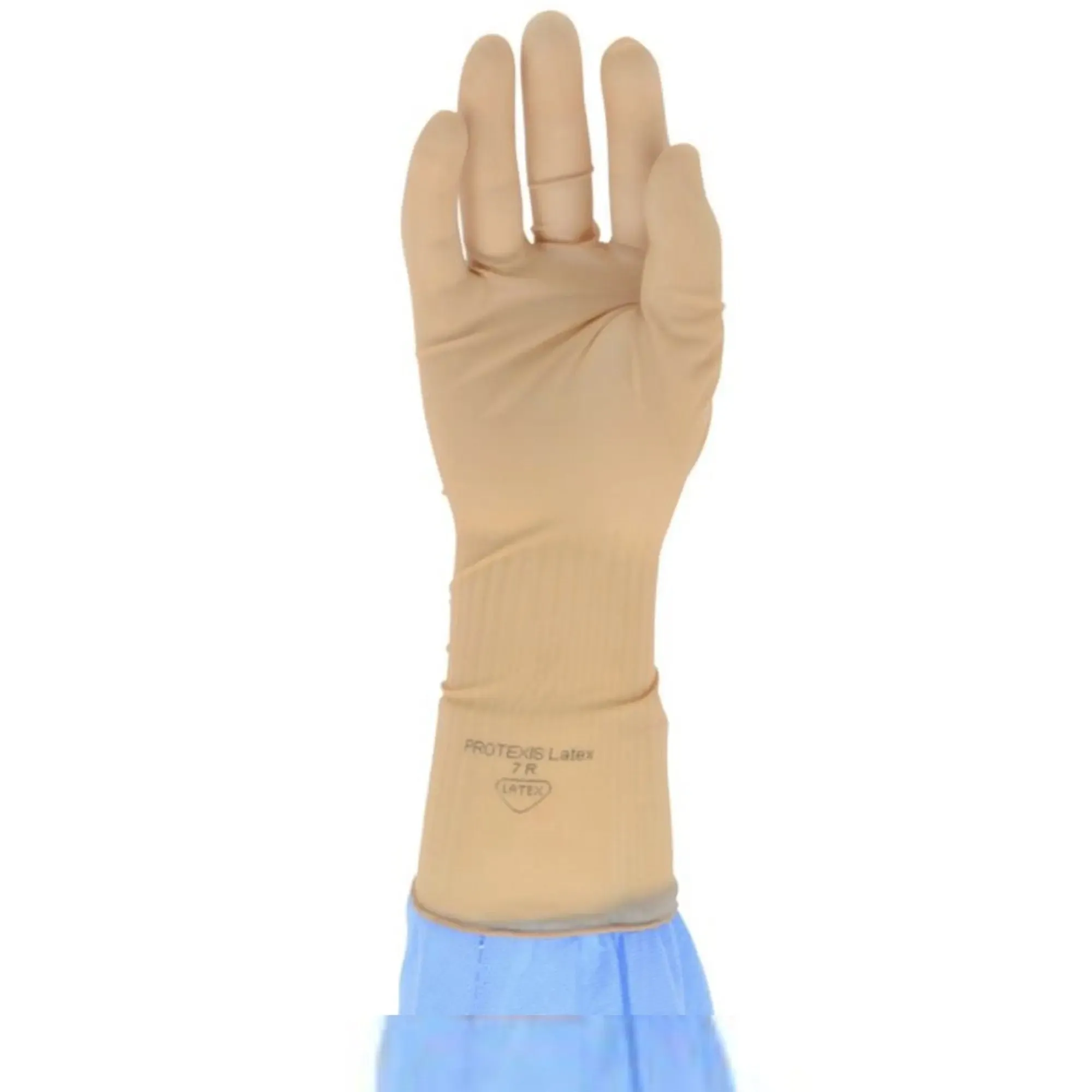 Protexis™ Latex Surgical Gloves with Nitrile Coating, Size 7, Light Brown