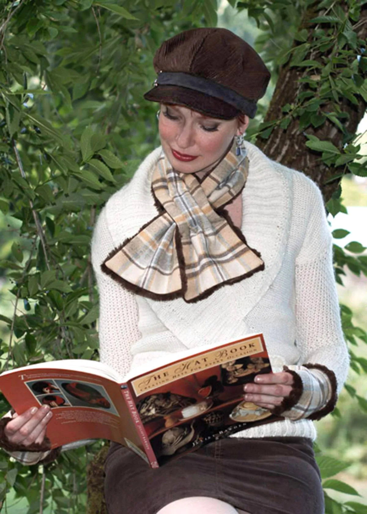 Pull-Thru Scarf - Wool Plaid in Daybreak