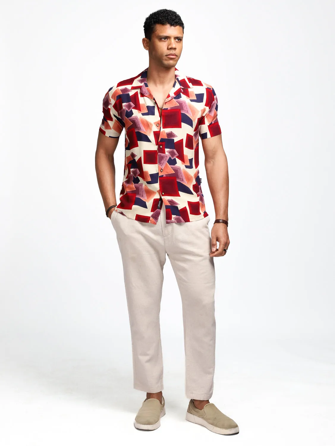 Ruby Gem Printed Cuban Shirt