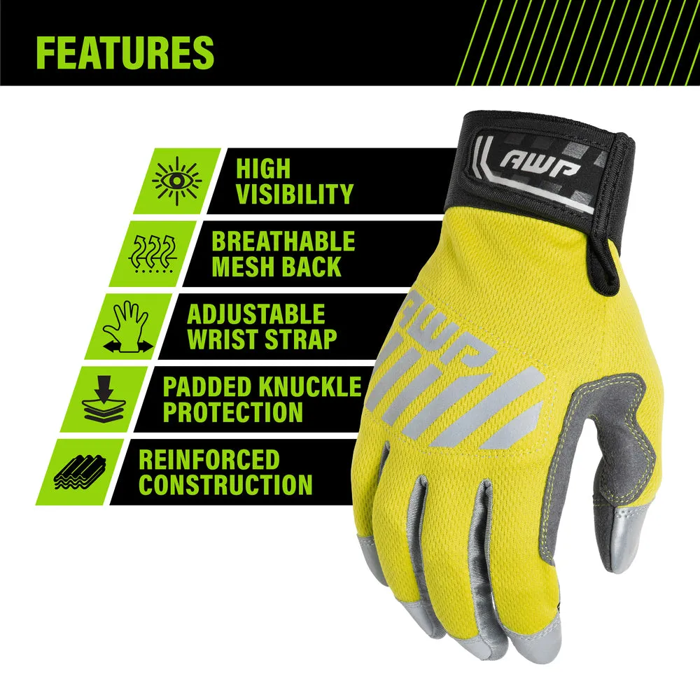 SAFETY PRO GLOVES (HI VIS)