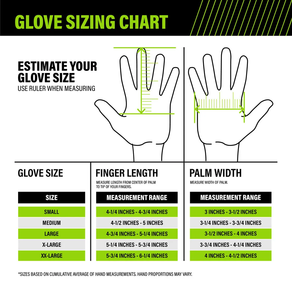 SAFETY PRO GLOVES (HI VIS)