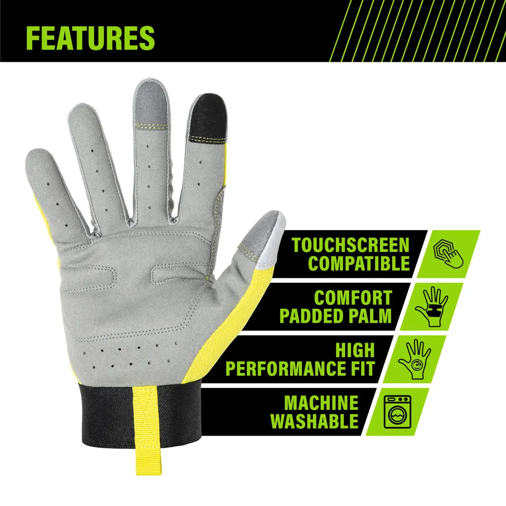 SAFETY PRO GLOVES (HI VIS)
