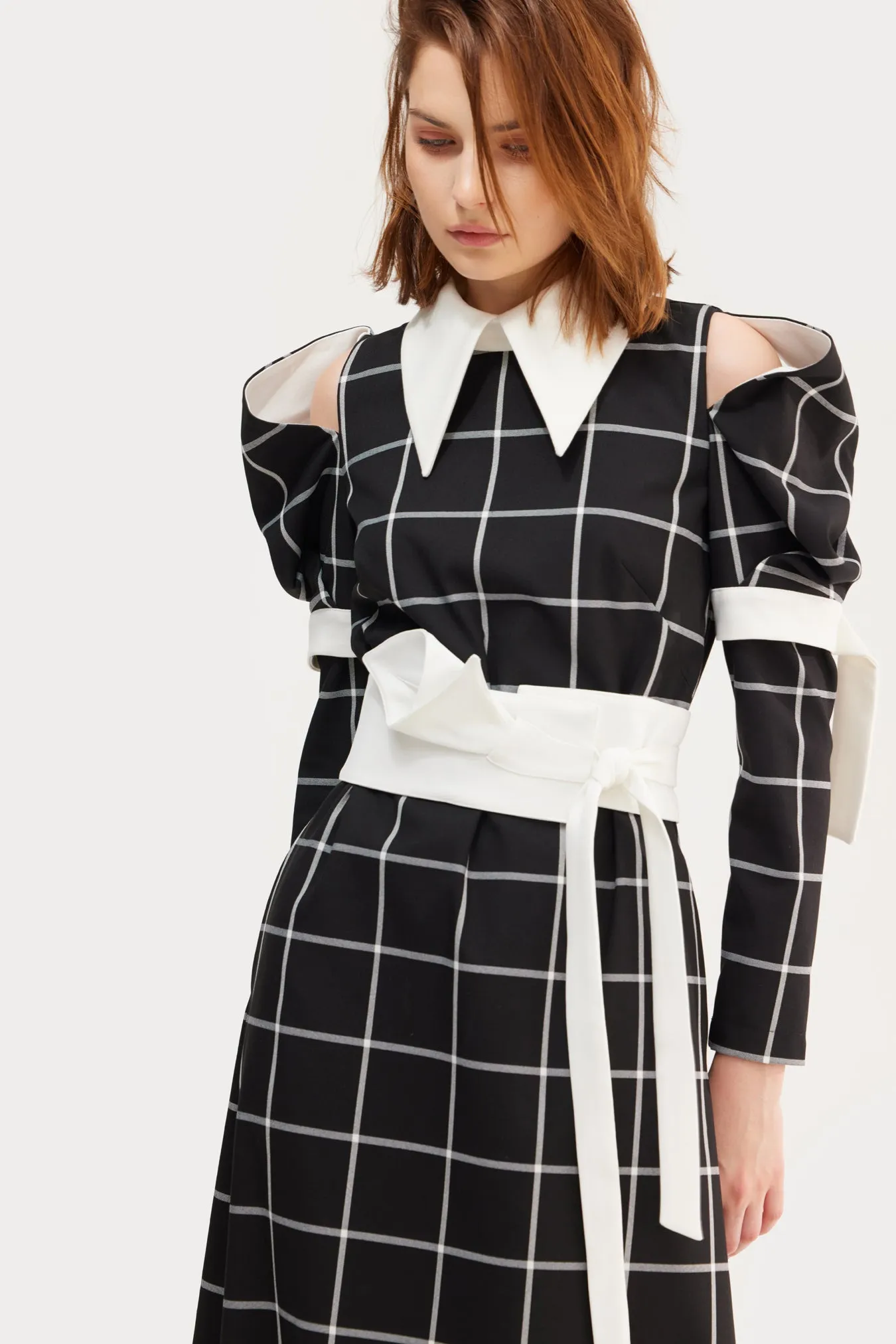 Self Tie Waist Belt Sash White