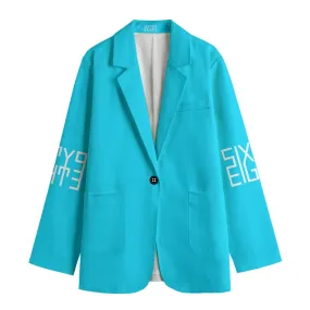 Sixty Eight 93 Logo White Women's Leisure Blazer #27