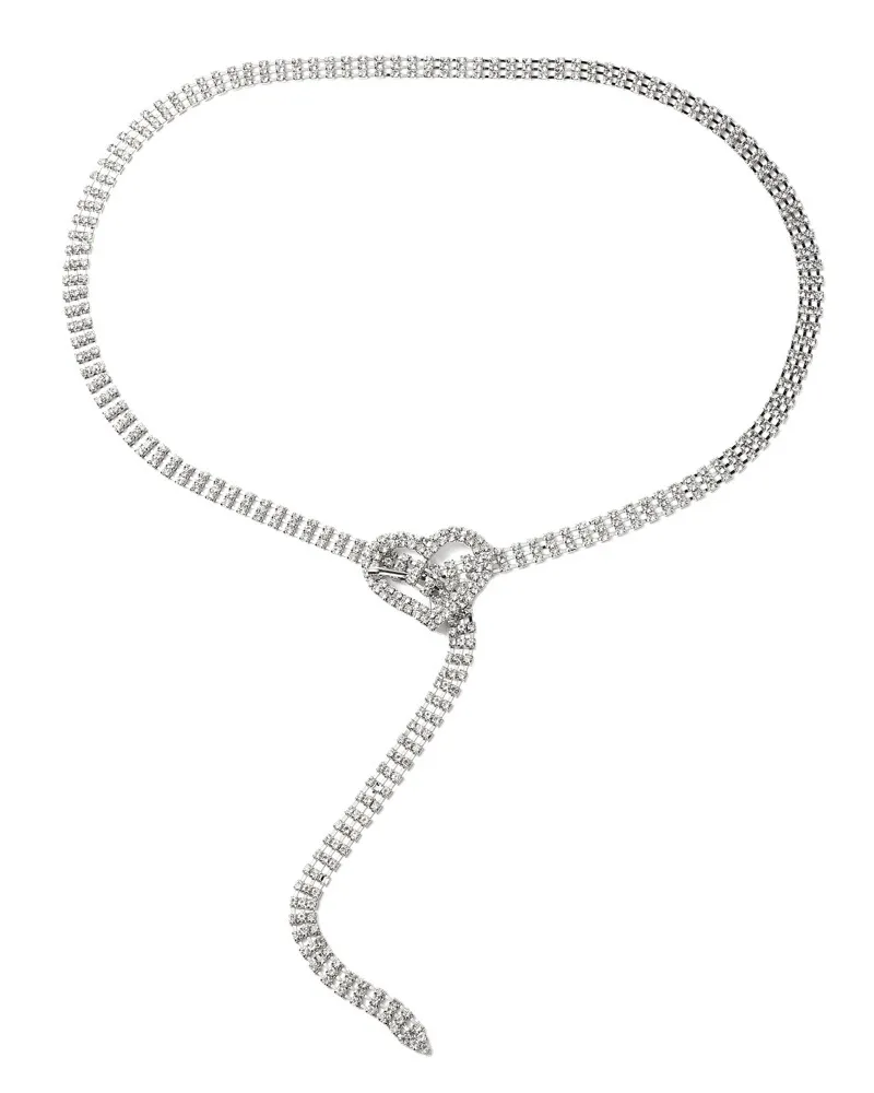 Stylish Heart Bling Studded Waist Belt